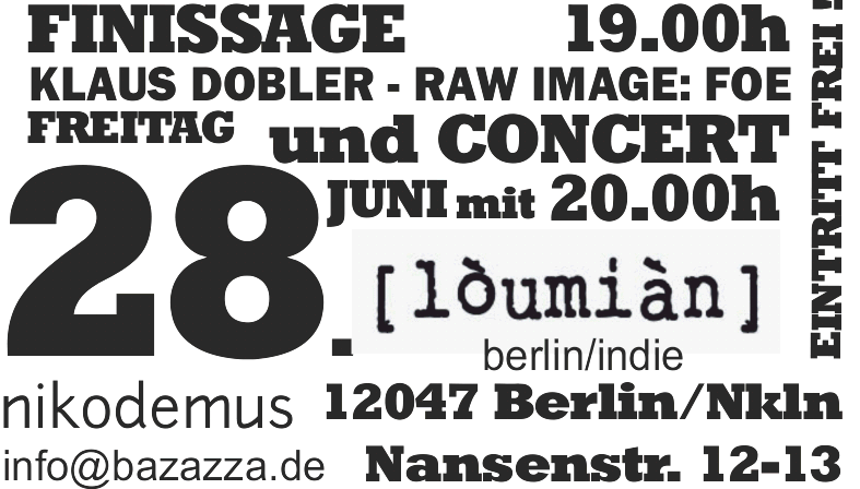 Finissage Ausstellung: RAW IMAGE: THE POWER OF FOE