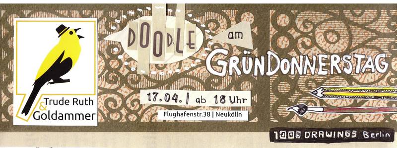 Doodle im "Trude Ruth & Goldammer"