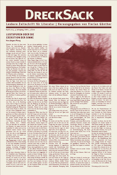 Lesung: Vorstellung des „DreckSack – Lesbare Zeitschrift für Literatur“