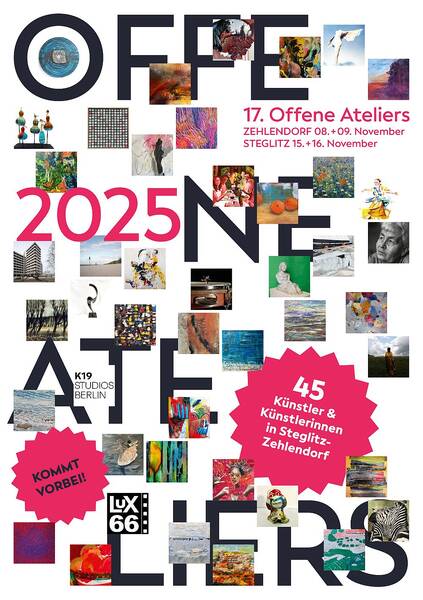 Entdecken. Erleben. Begegnen. Die 17. Offenen Ateliers in Steglitz-Zehlendorf