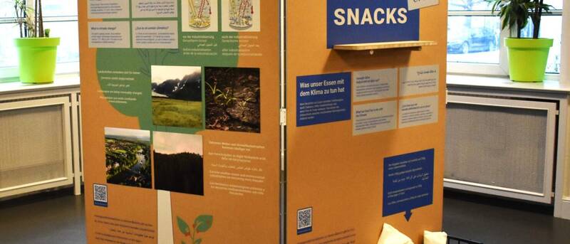 Klima-Snacks - Was unser Essen mit dem Klima zu tun hat | Ausstellung Wanderausstellung Klimasnacks 