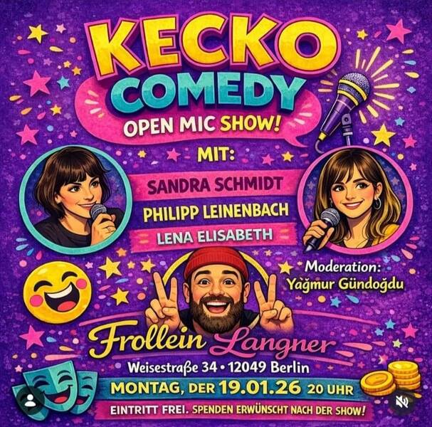 Kecko Comedy im Frollein Langner