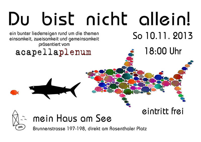 Acapella-Gesang vom acapellaplenum am 10.11.2013, 18:00 Uhr