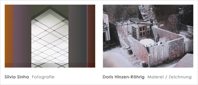 Einladung zum Offenen Atelier - Silvia Sinha, Fotografie & Doris Hinzen-Röhrig, Malerei/Zeichnung