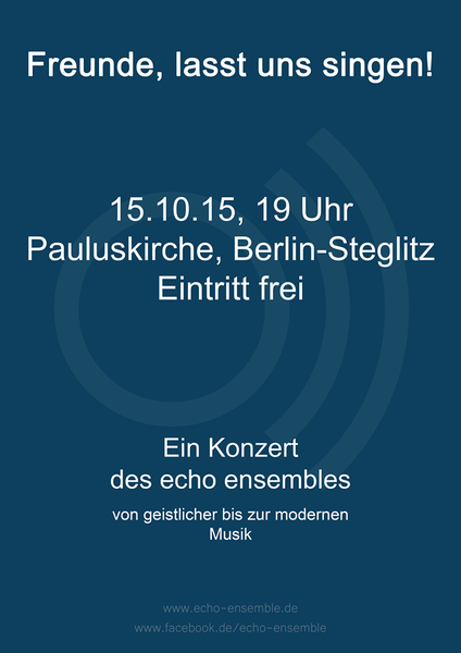 Ensemble echo - Dresdner Kreuzchor 