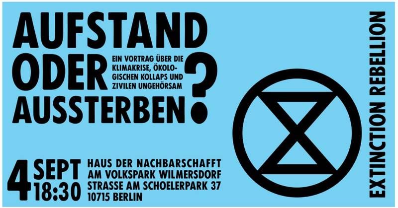 Vortrag: Aufstand oder Aussterben?