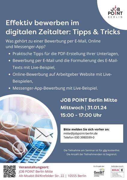 Effektiv bewerben im digitalen Zeitalter - Tipps & Tricks