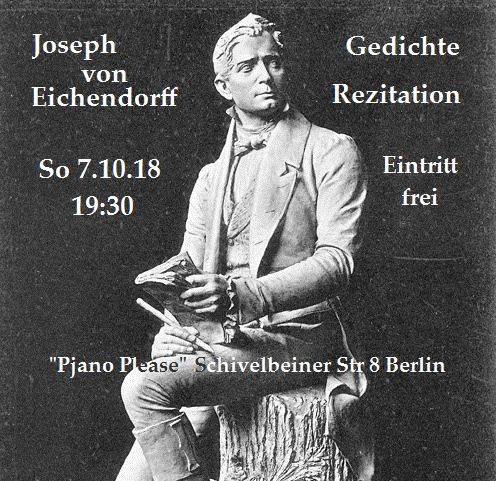 Rezitation. Gedichte von Joseph von Eichendorff.