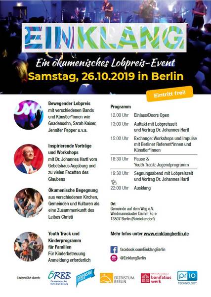 EINKLANG - Ein ökumenisches Lobpreis-Event