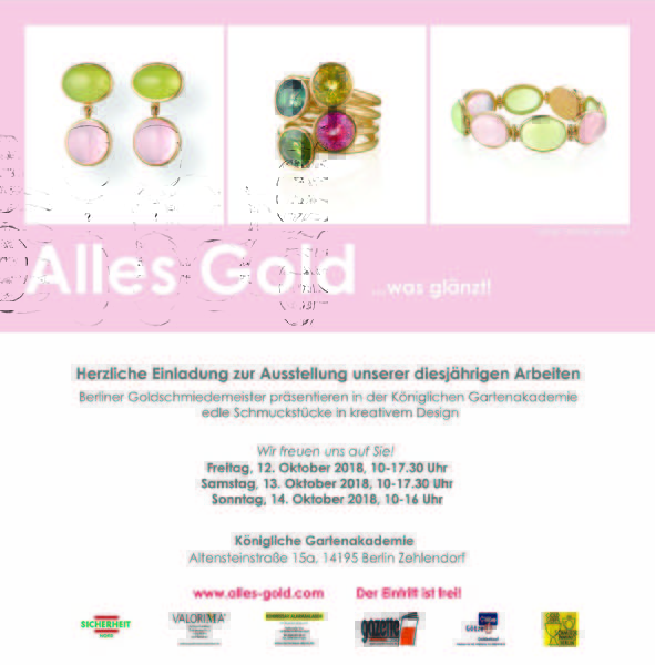 Alles Gold...was glänzt! 2018