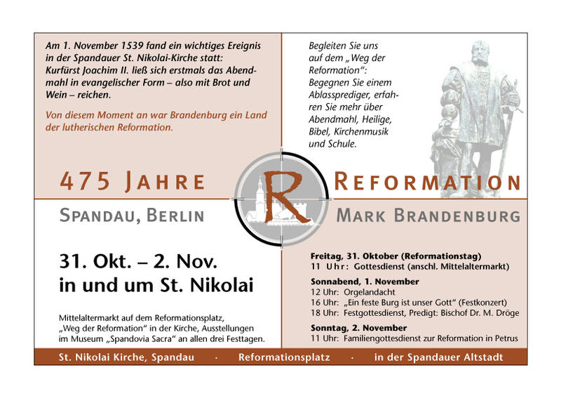 Mittelaltermarkt und "Weg der Reformation"