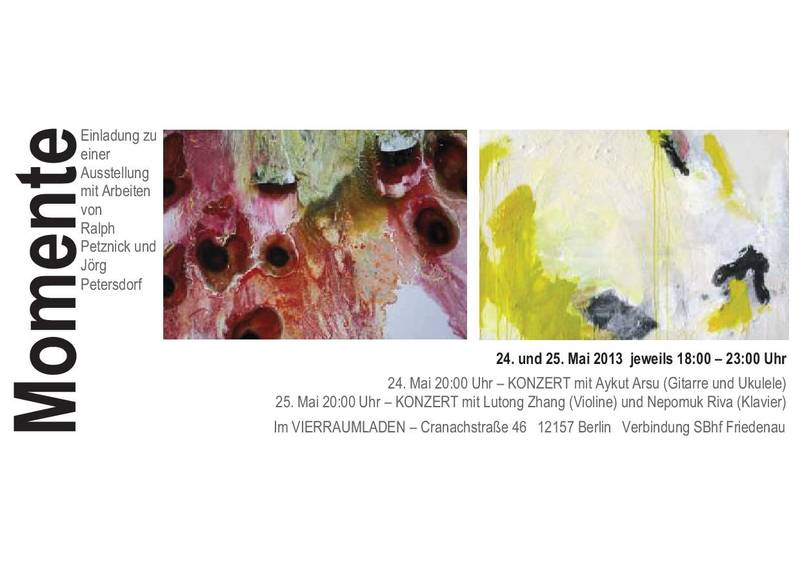 Ausstellung "Momente" VIERRAUMLADEN