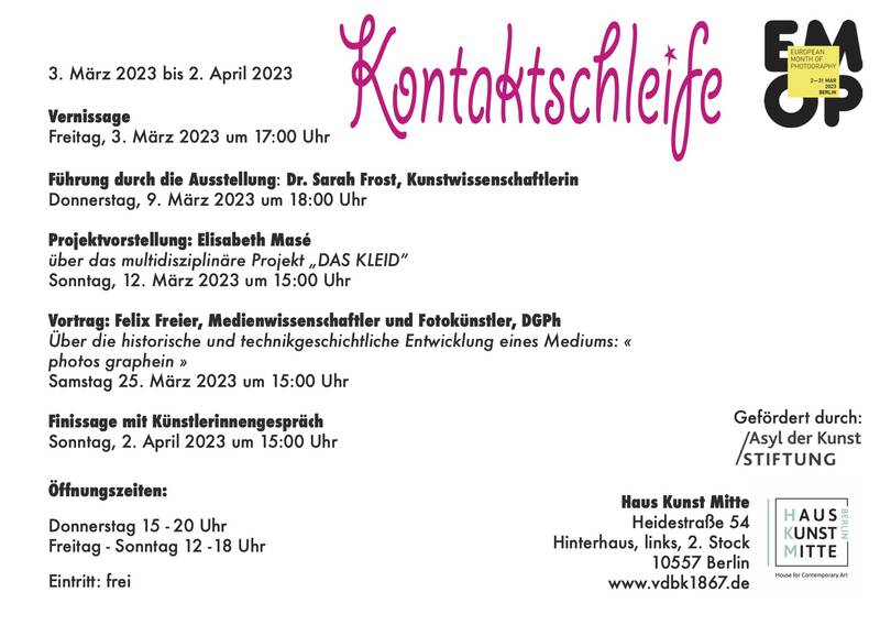 Vernissage Fotoausstellung in Mitte, EMOP-Event