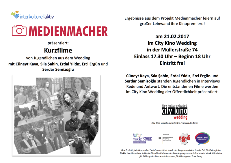 Junge Medienmacher im City Kino Wedding 