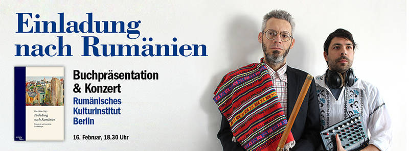 Buchpräsentation und Konzert - "Einladung nach Rumänien"