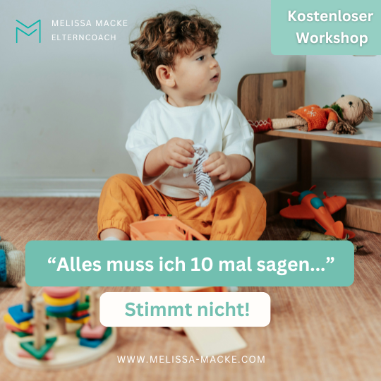 Immer muss ich alles 10mal sagen - online workshop