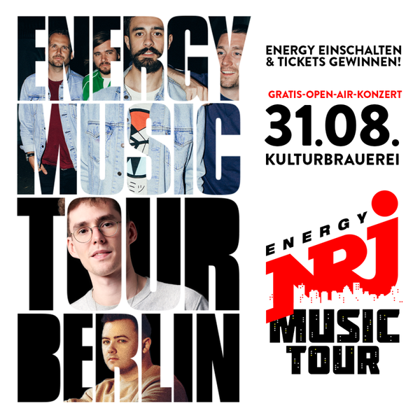 ENERGY MUSIC TOUR 2019 mit Bastille, Lost Frequencies und Declan J. Donovan
