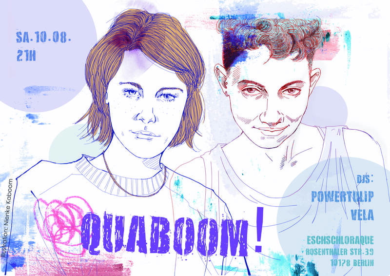 Quaboom! Queer friendly night mit FLINTA* Line-Up