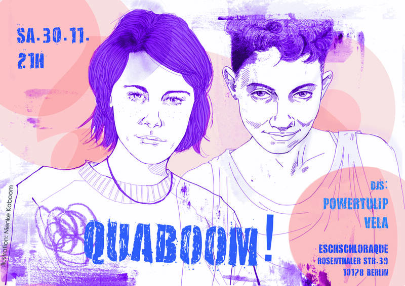 Quaboom!  Queer friendly night mit FLINTA* lineup 