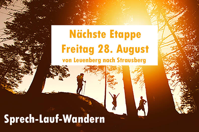 Sprech-Lauf-Wandern in Brandenburg