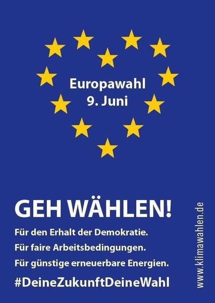 "Geh wählen" ~ Ampelflashmob zur Europawahl 2024