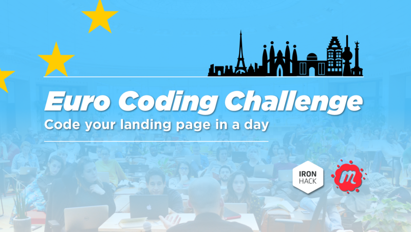 EuroCodingChallenge - Code your landing page in just one day !