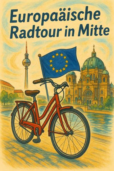 Mit dem Fahrrad Europa in Berlin Mitte entdecken