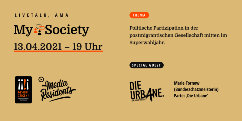 My Society #1 - Politische Partizipation in der postmigrantischen Gesellschaft im Superwahljahr