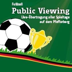 Fußball WM auf Großbildleinwand: Achtelfinale 5 & 6 | Public Viewing im Pfefferberg-Biergarten 