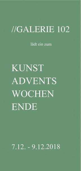 KUNSTADVENTSWOCHENENDE 