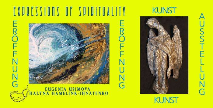 Führung durch die Ausstellung "Expressions of Spirituality" in der PostArt Gallery