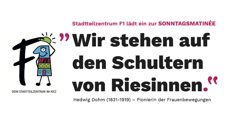Hedwig Dohm: Lesung und Vortrag mit Dr. Isabel Rohner