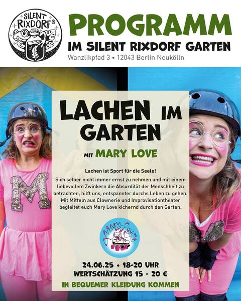 Lachen im Garten - Clownerie und Improvisationstheater
