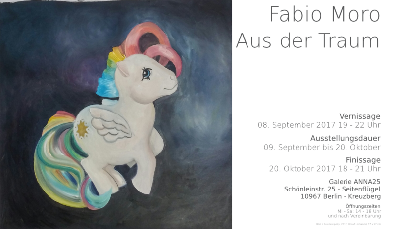 Finissage: Fabio Moro - Aus der Traum