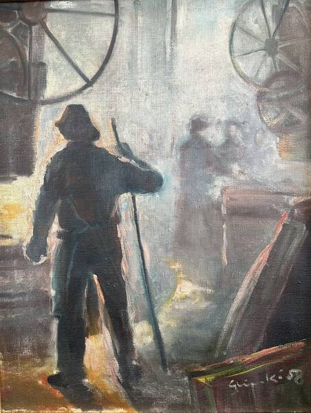 Fabrik und Industrie in der Malerei / Ausstellung / Galerie Hennwack (Di - Sa)