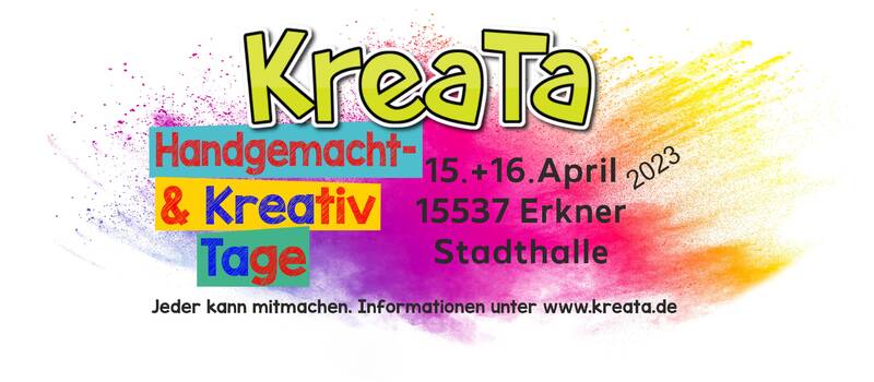 Kreata - Handgemacht- & Kreativ Tage Stadthalle Erkner