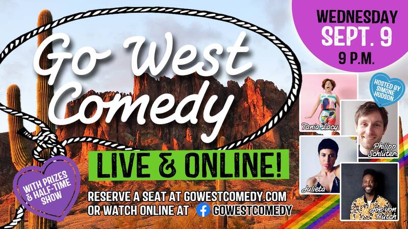 Go West Comedy Live & Online! (English)