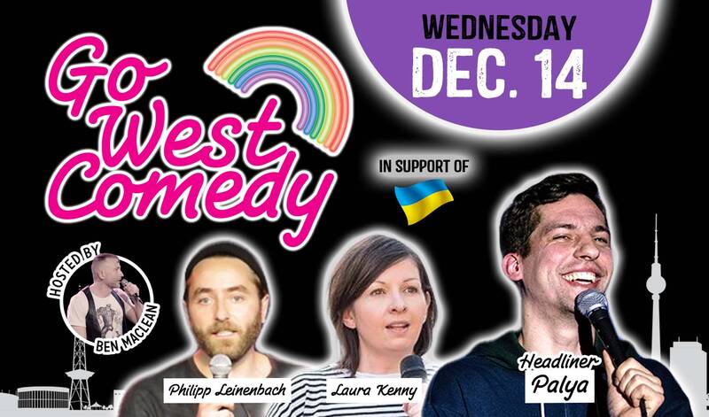 Go West Comedy (English) with Headliner Palya
