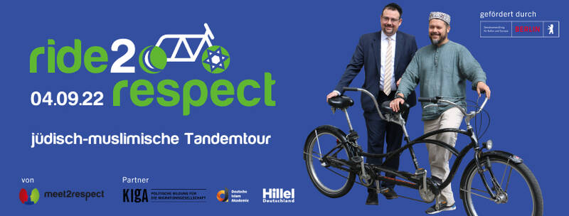 ride2respect Tandemtour - Steig aufs Rad für jüdisch-muslimische Solidarität!