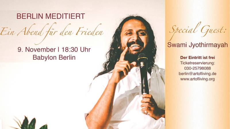 Berlin meditiert - ein Abend für den Frieden