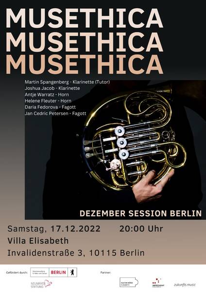 Musethica Bläsersextett in der Villa Elisabeth