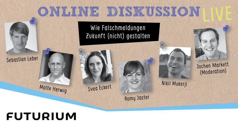 Wie Falschmeldungen Zukunft (nicht) gestalten - Live Onlinediskussion
