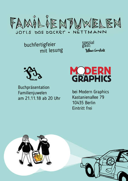Comicpräsentation: Familienjuwelen erscheint bei Jaja-Verlag