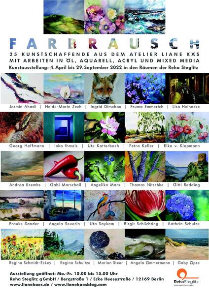Ausstellung FARBRAUSCH - KünstlerInnengespräch