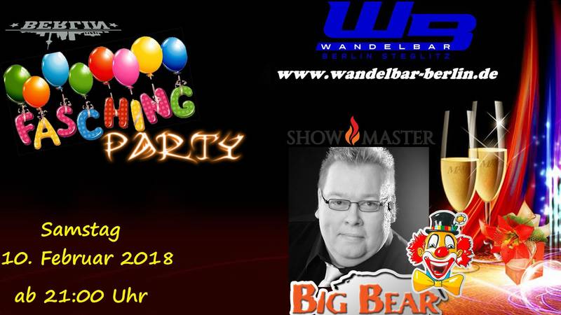Berlin´s Faschingsparty in deiner WandelBar