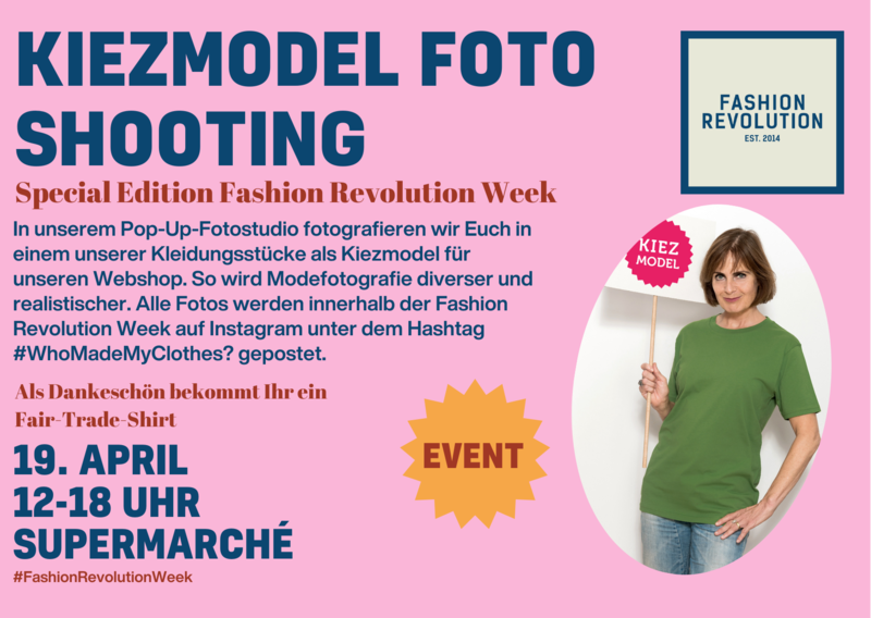Kiezmodel Foto-Shooting zur Fashion Revolution Week