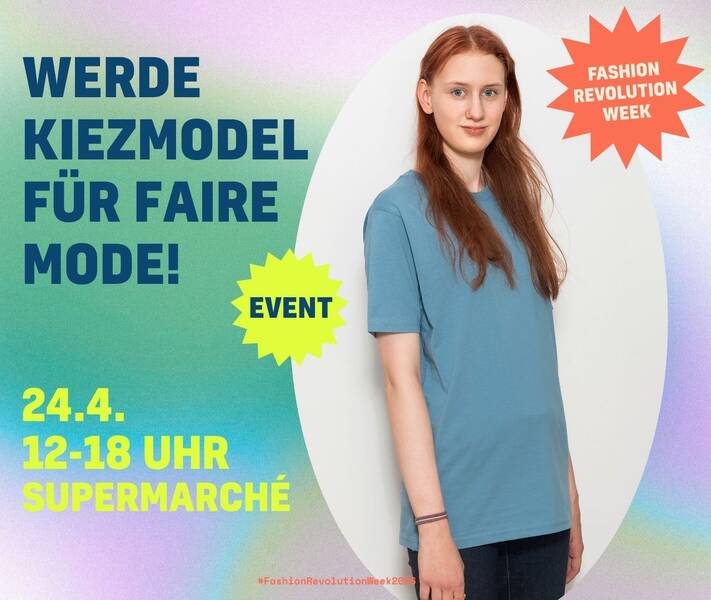 Kiezmodel-Fotoshooting zum Fashion Revolution Day