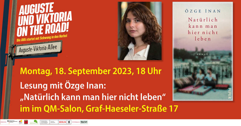 Lesung mit Özge Inan „Natürlich kann man hier nicht leben" im QM-Salon/ Reinickendorf