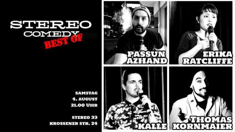 STAND UP COMEDY | Stereo Comedy BEST OF! Berlins beste Underground Comedy Show mit den angesagtesten Comedians und langen Auftritten! | 21.00 Uhr | Berlin-Friedrichshain