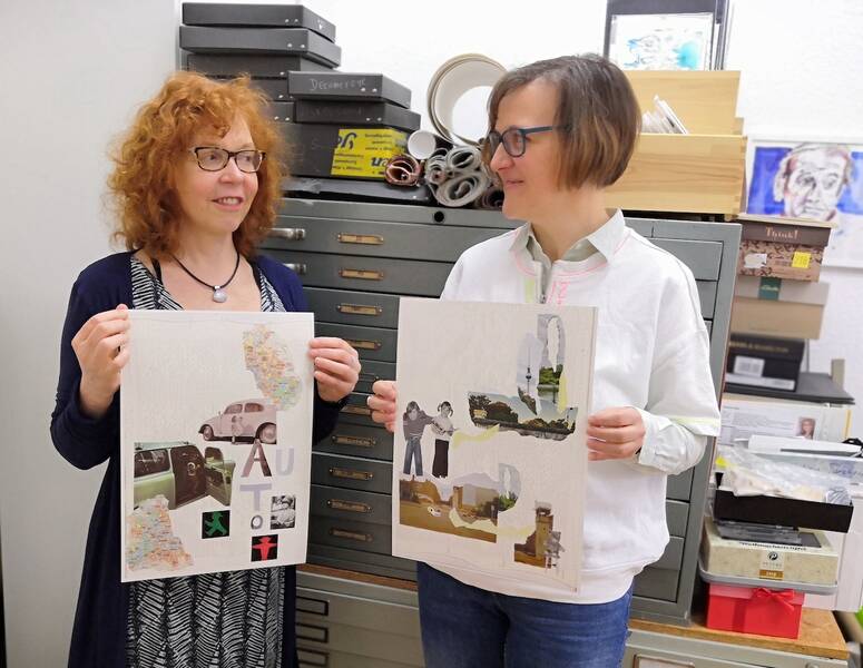 Vernissage der Künstlerinnen Susanne Haun und Doreen Trittel "unvergleichlich GEMEINSAM" 